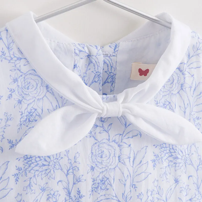 
High quality Korean style toddler clothes 100% cotton soft girls boutique tops 