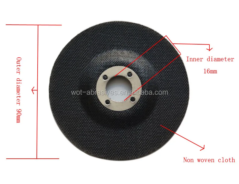 T27 Fiberglass Backing Professional Plate Backing Layer Pad For Flap Disc