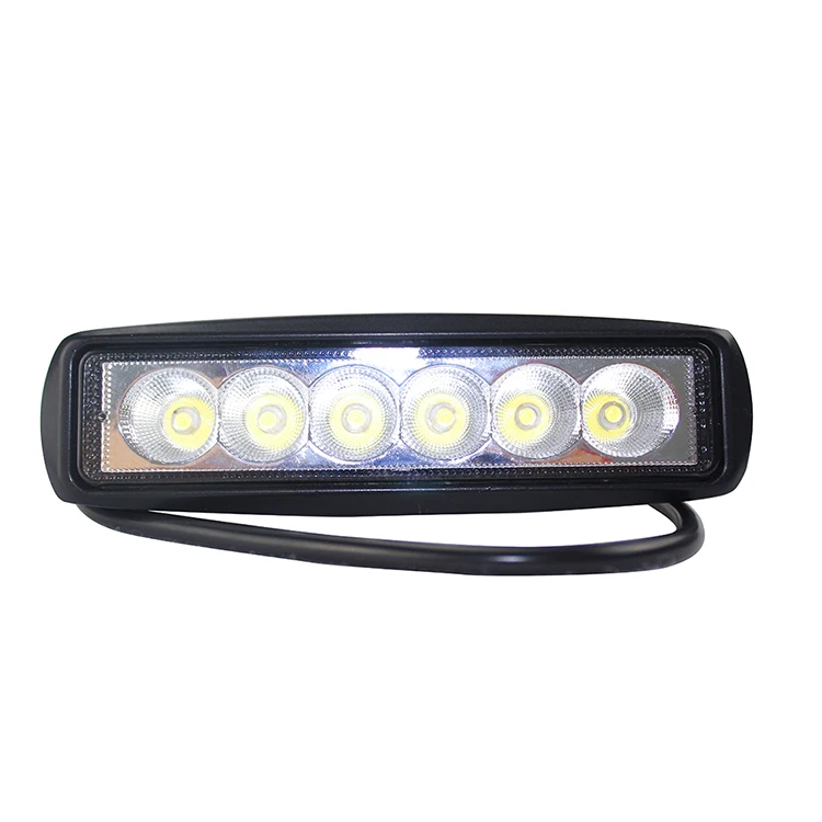 
off road 4x4 led light bar 18w, led bar lamp 