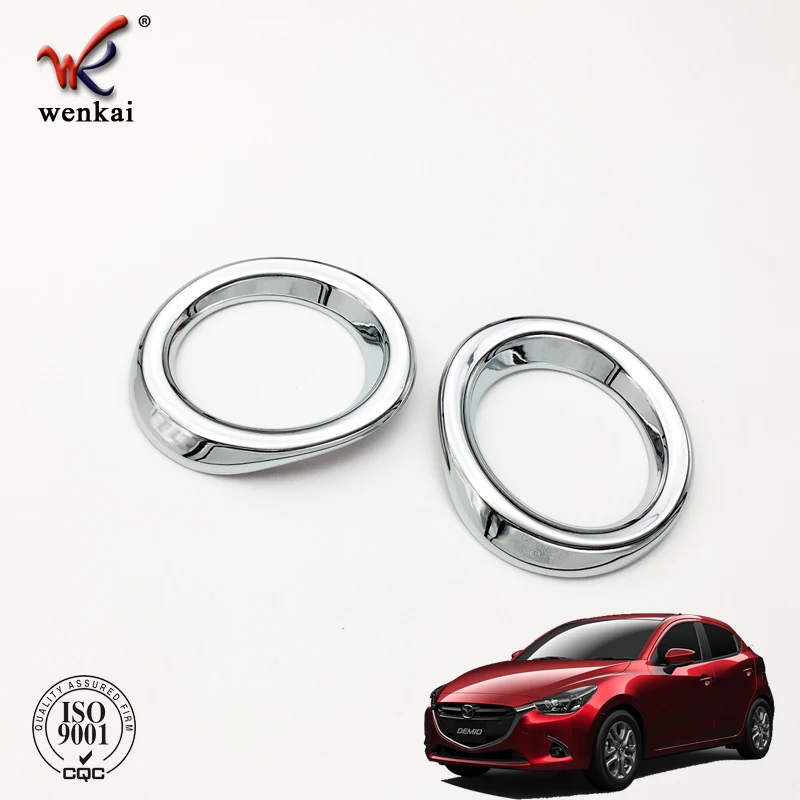 Hight Quality!!! Front Foglight Cover For Mazda Demio 2 Car Accessories
