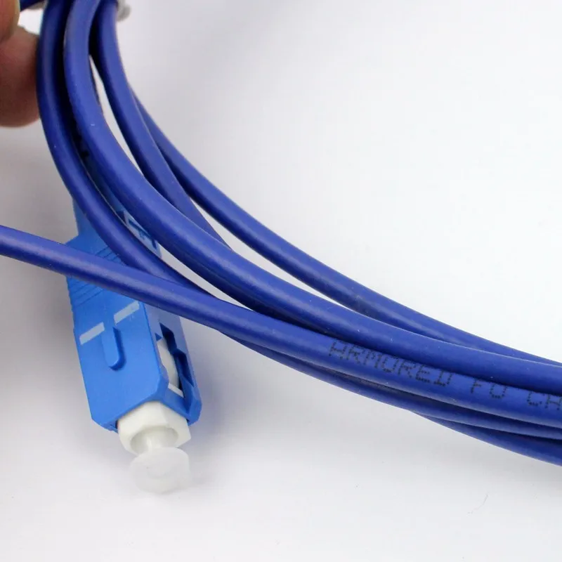 SC-SC 9/125um single mode armored telecom fiber optic patch cords fiber jumper