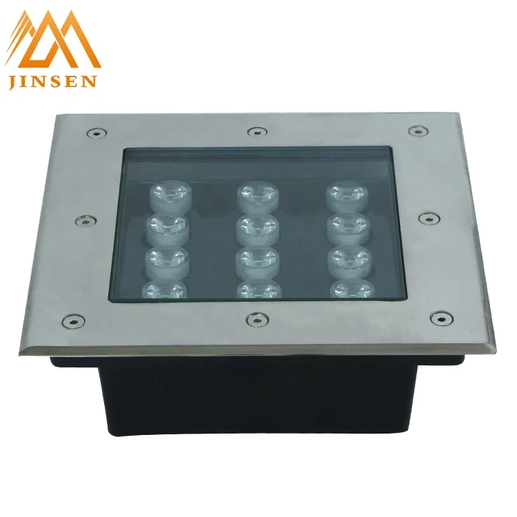 
Good quality stainless steel cover waterproof project 12w square led light IP67 