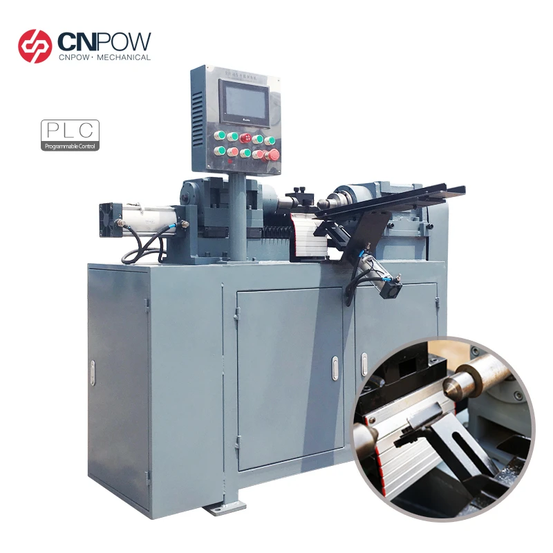 CNPOW bars threaded rod chamfering machine of tubes machine