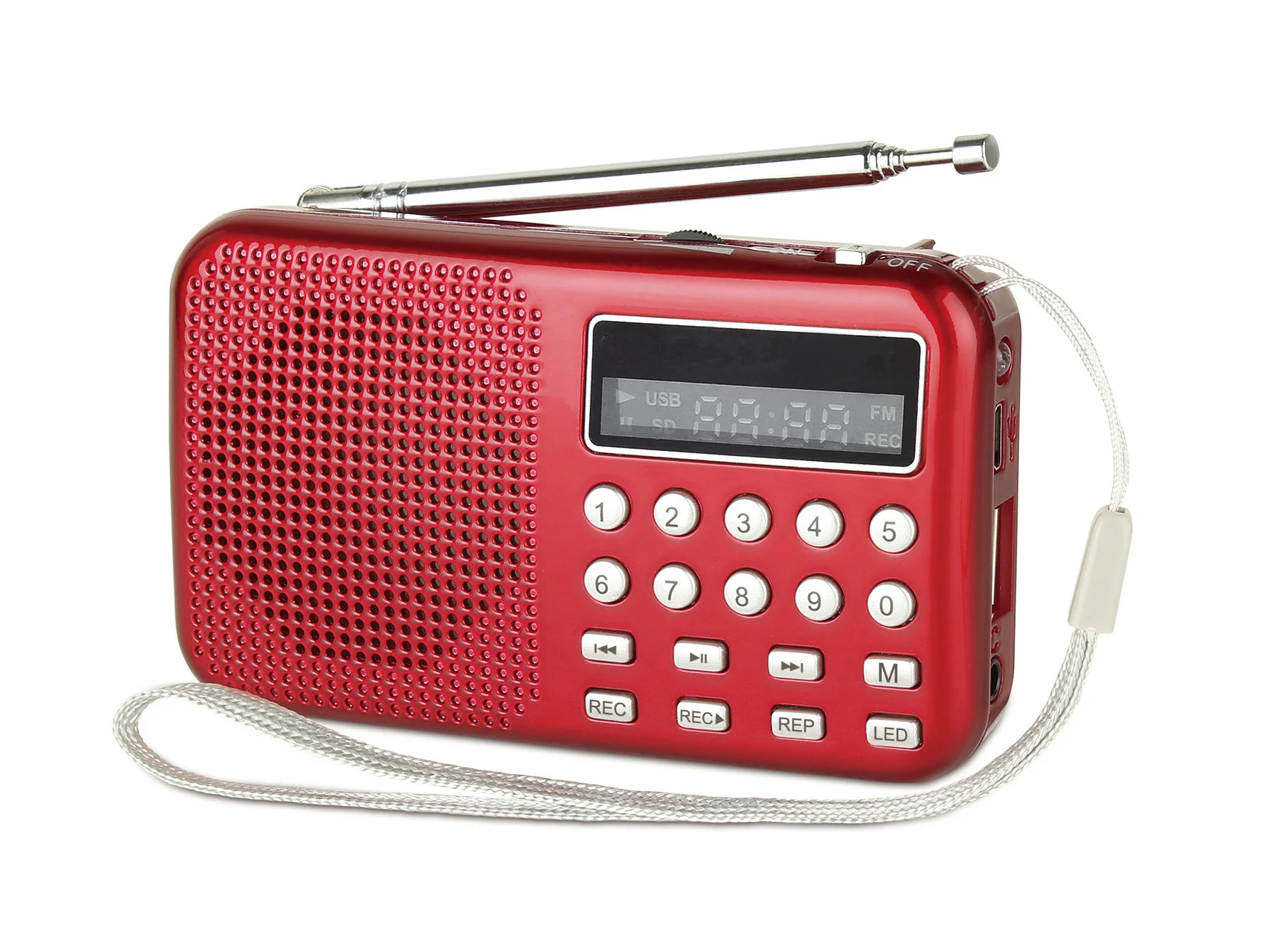 L-065 MP3 музыкальный плеер Диктофон динамик Портативный цифровой радио сканеры