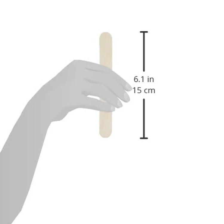 Wholesale custom disposable eco-friendy cosmetic depilatory hair removal wooden waxing spatula sticks for Beauty Salon