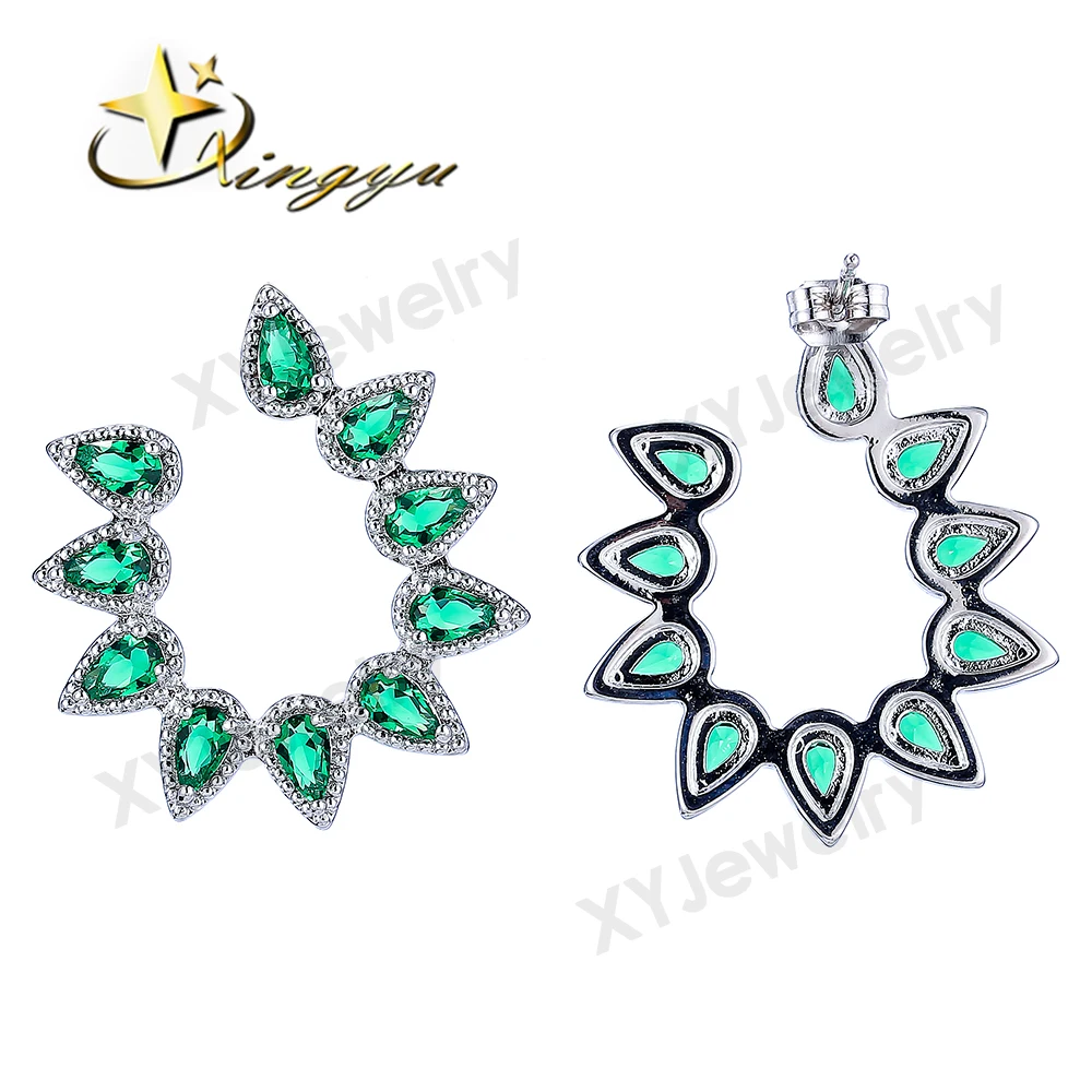 Fashionable pattern fancy earrings flower earrings for new year gift