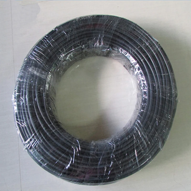 
big diameter plastic 3.0mm end glow fiber optic cable with black jacket for sauna 