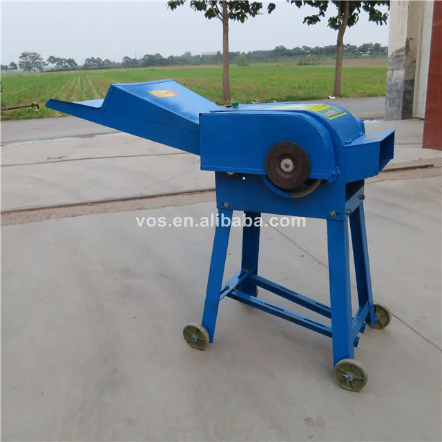 Animal feed fodder grass cutting crusher machine/cow feed chaff cutter machine