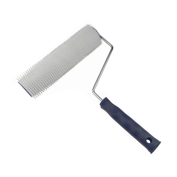 Floor & Wall Spiked Roller Air Bubbles Removing Self Leveling Roller Epoxy Roller for Paint Coatings