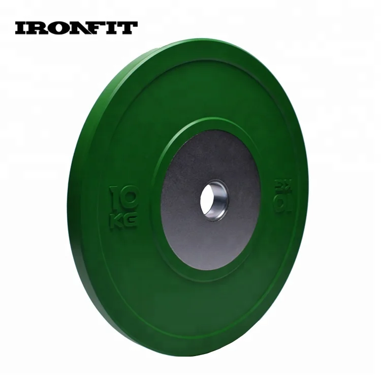Heavy Duty KG LB Gym Training Coloured Competition Bumper Plates