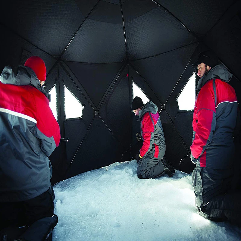 Easy to set up ice cube winter fishing tent winter ice fishing tent for outdoor