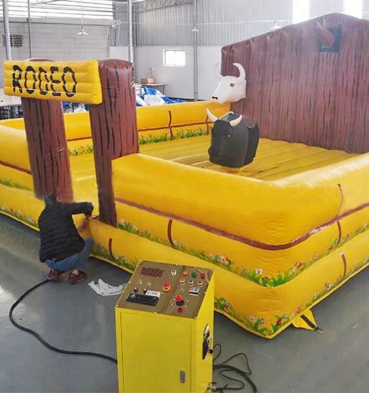 Interesting design indoor outdoor inflatable bull fight games for adults for sale