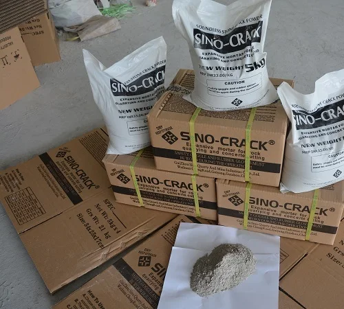 Беззвучный трещин порошок бетона беззвучный камень трещин порошок экспансивный раствор