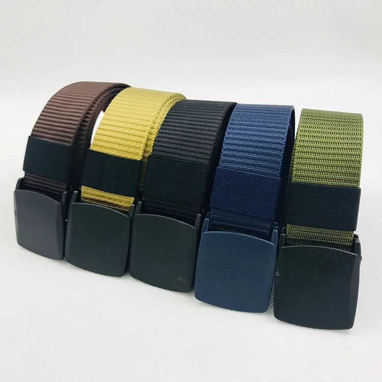 Wholesale Outdoor Sport Nylon Material Navy Canvas Webbing Belt
