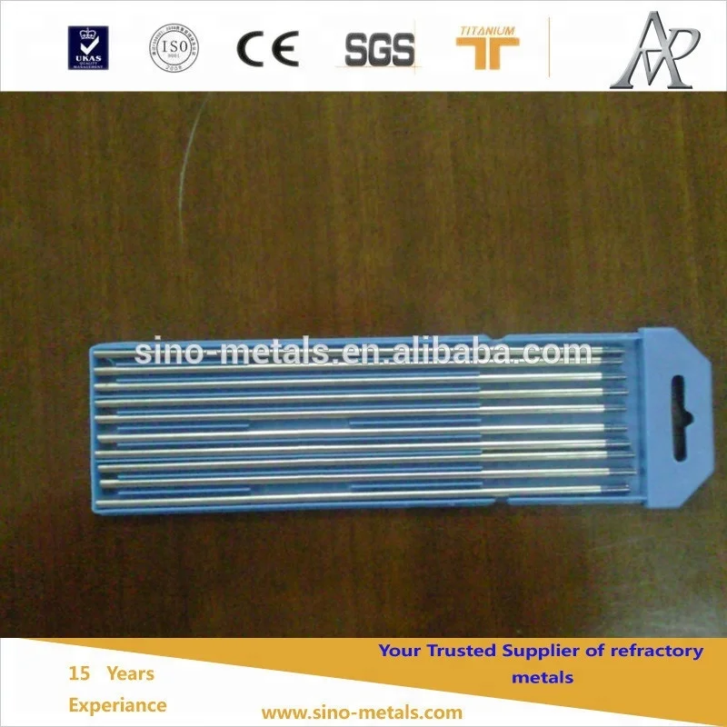 tungsten electrodes color code