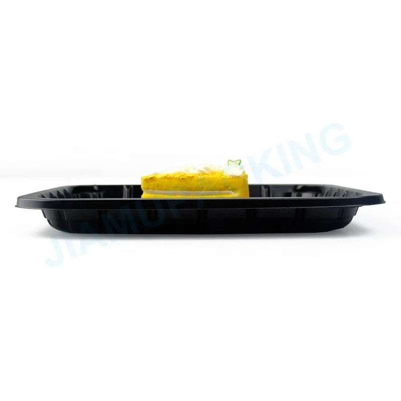 Jiamupacking Custom Biodegradable PP/PGM Fast Food Airline Sealing Tray
