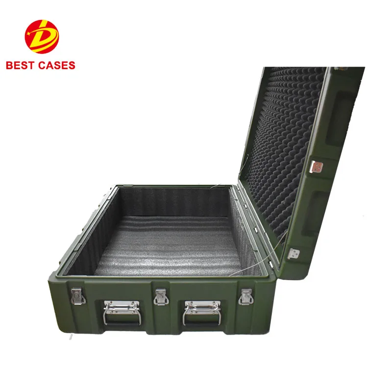 
waterproof plastic military storage box heavy duty transport case 