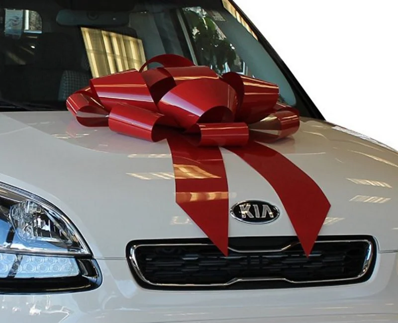 ribbon bow pull bow Big gift ribbon decoration car bow giant gift wrap bow for car or wedding decoration