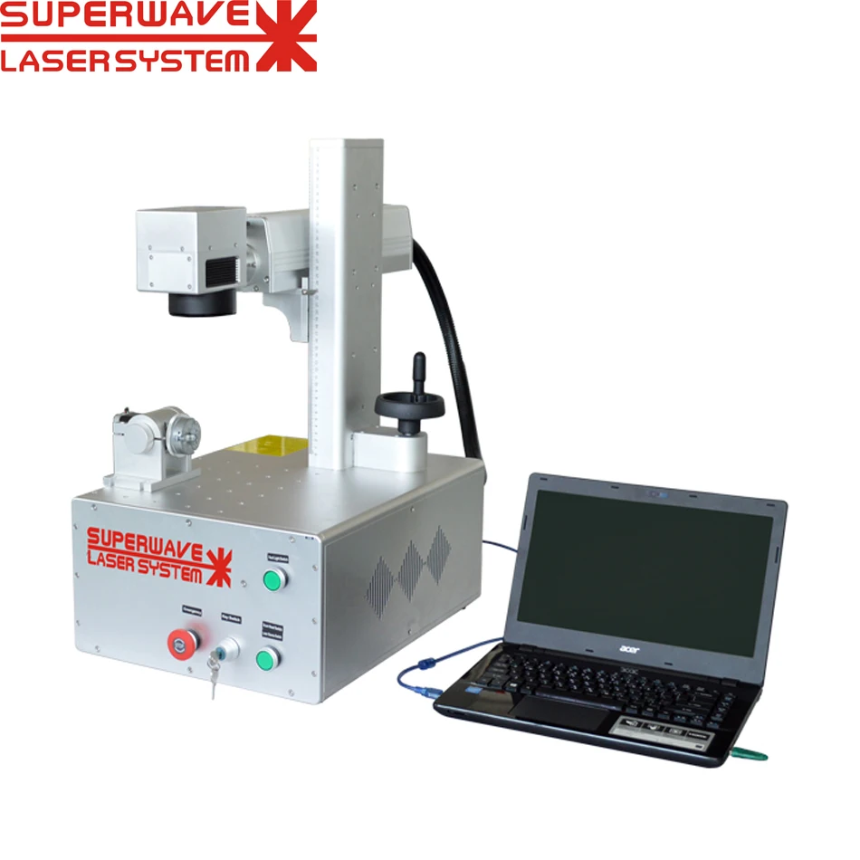 Fiber laser engraving and marking machine tools for jewelry