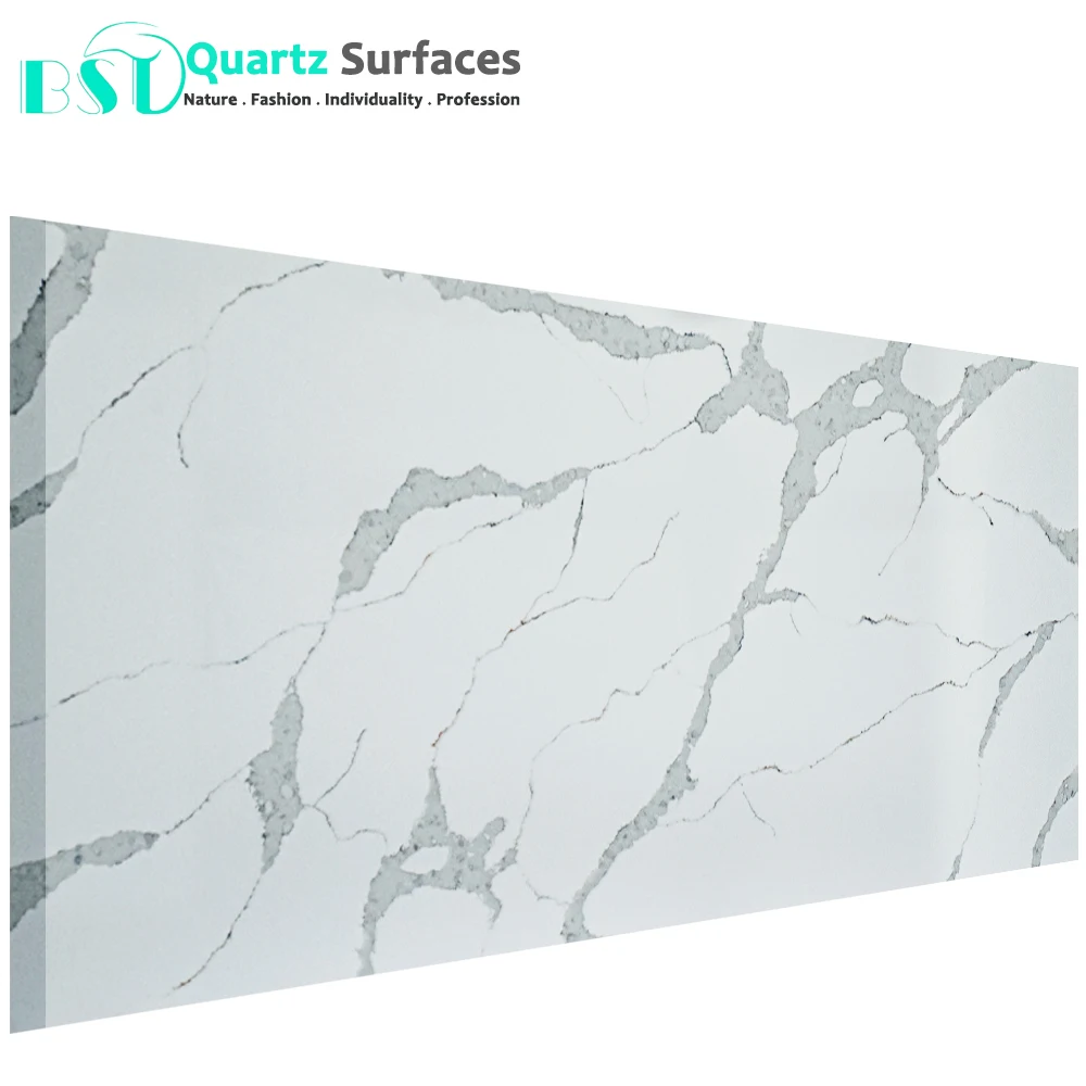 Calacatta Gold Quartz Stone for Vanity Top