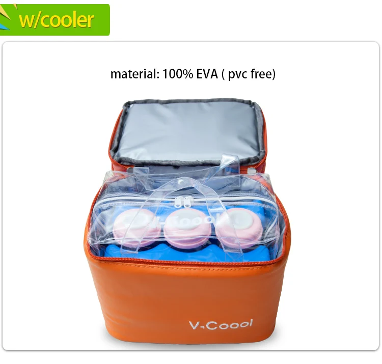 
Factory wholesale shaped school insulated bag cream round shape cooling gel disposable ice packs for shipping food 