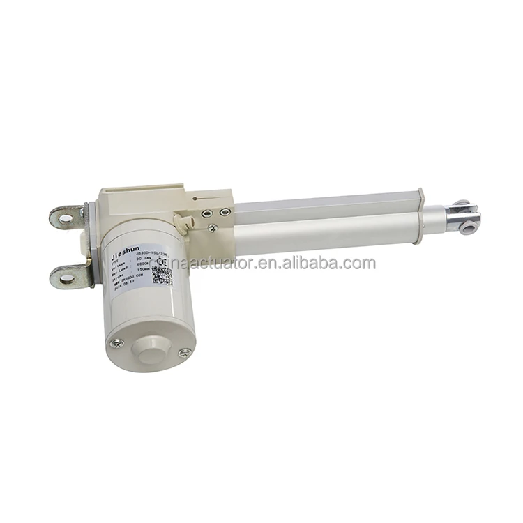 straight tube linear actuator ball screw linear actuator factory-JS35DF single function manual hand crank bed