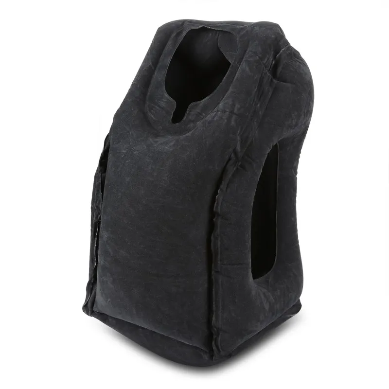 Высококачественная флокирующая надувная подушка Airgoods для путешествий