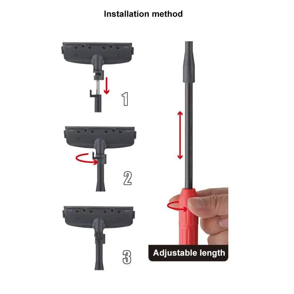 6 in 1 Aquarium Cleaning Tool Kit Algae Scraper Scrubber Pad Sponge Telescopic Handle Fish Tank Brush Cleaner  for Saltwater