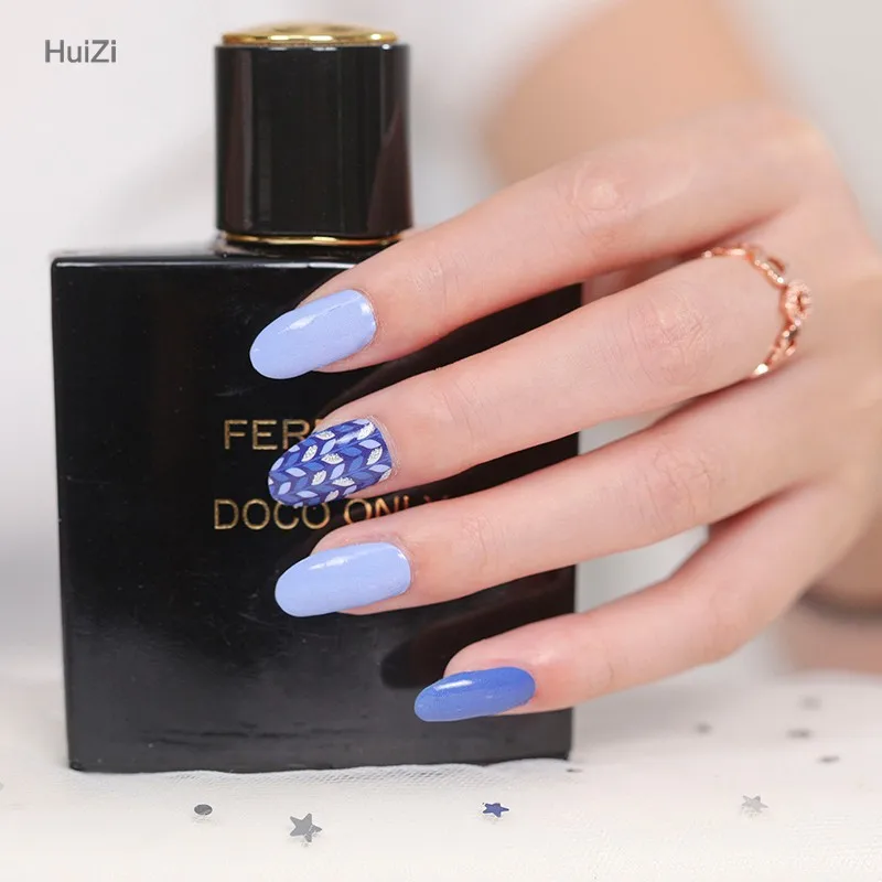 Huizi nail sticker 2024 nails jewelry gel nail polish sticker