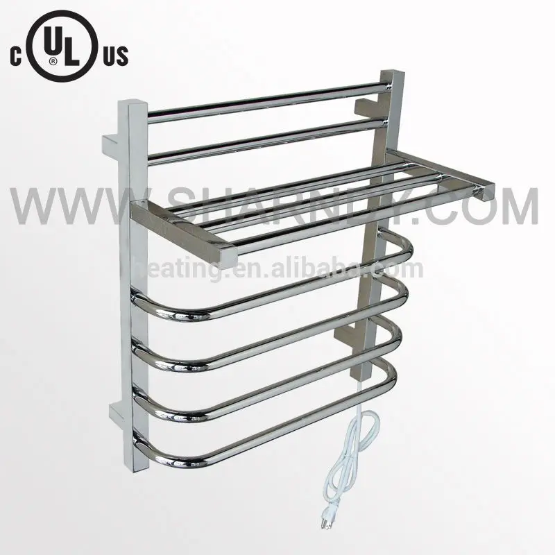 Shanrdy модная ванная электрический полотенцесушитель/сушилка/подогреватель нержавеющая сталь полированная