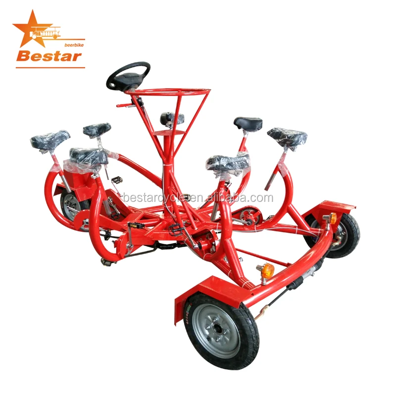 couple bike 7 person Conference bike bicycle for sale