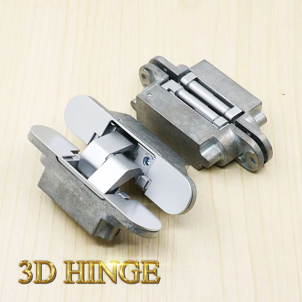 anselmi Zinc Alloy hinge 3D Adjustable Interior Door Hinges Concealed 110*24*26*25.5mm