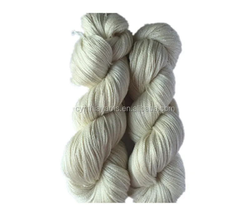 Top quality superwashed 50% silk 50%merino wool hand knitting yarn hot