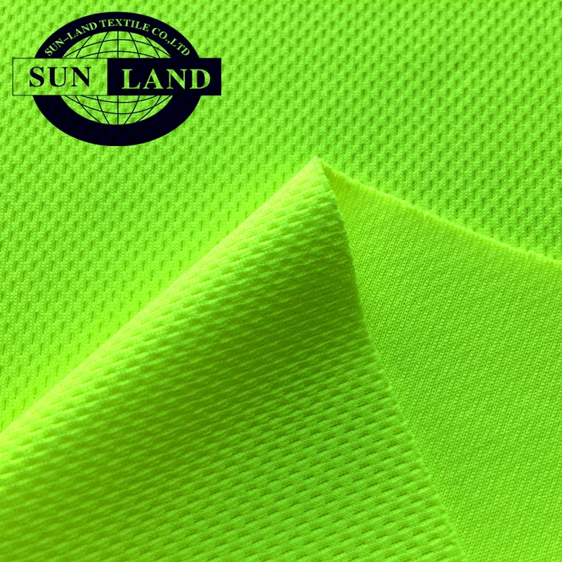 100% polyester cool pass dry fit bird eye mesh fabric for sportswear