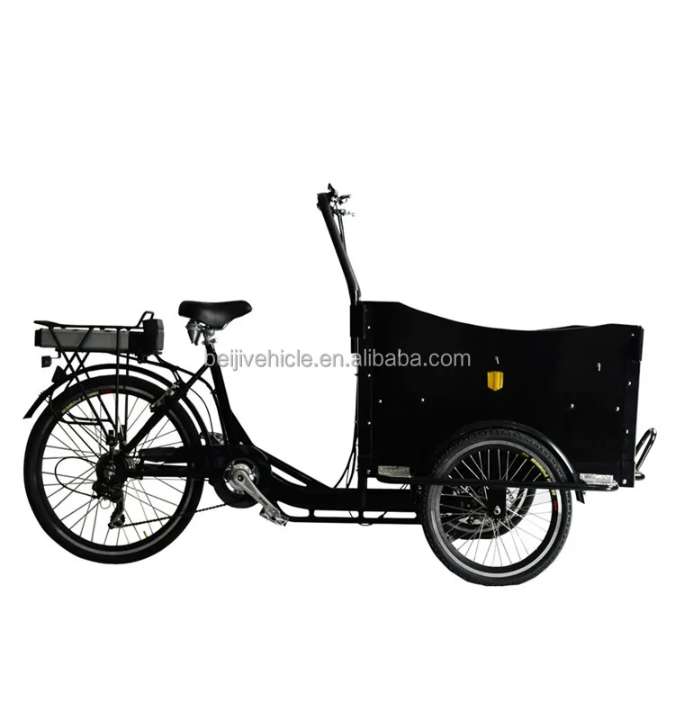 CE best price Holland bakfiets 3 wheel pedal motorcycle/tricycle for cargo bike