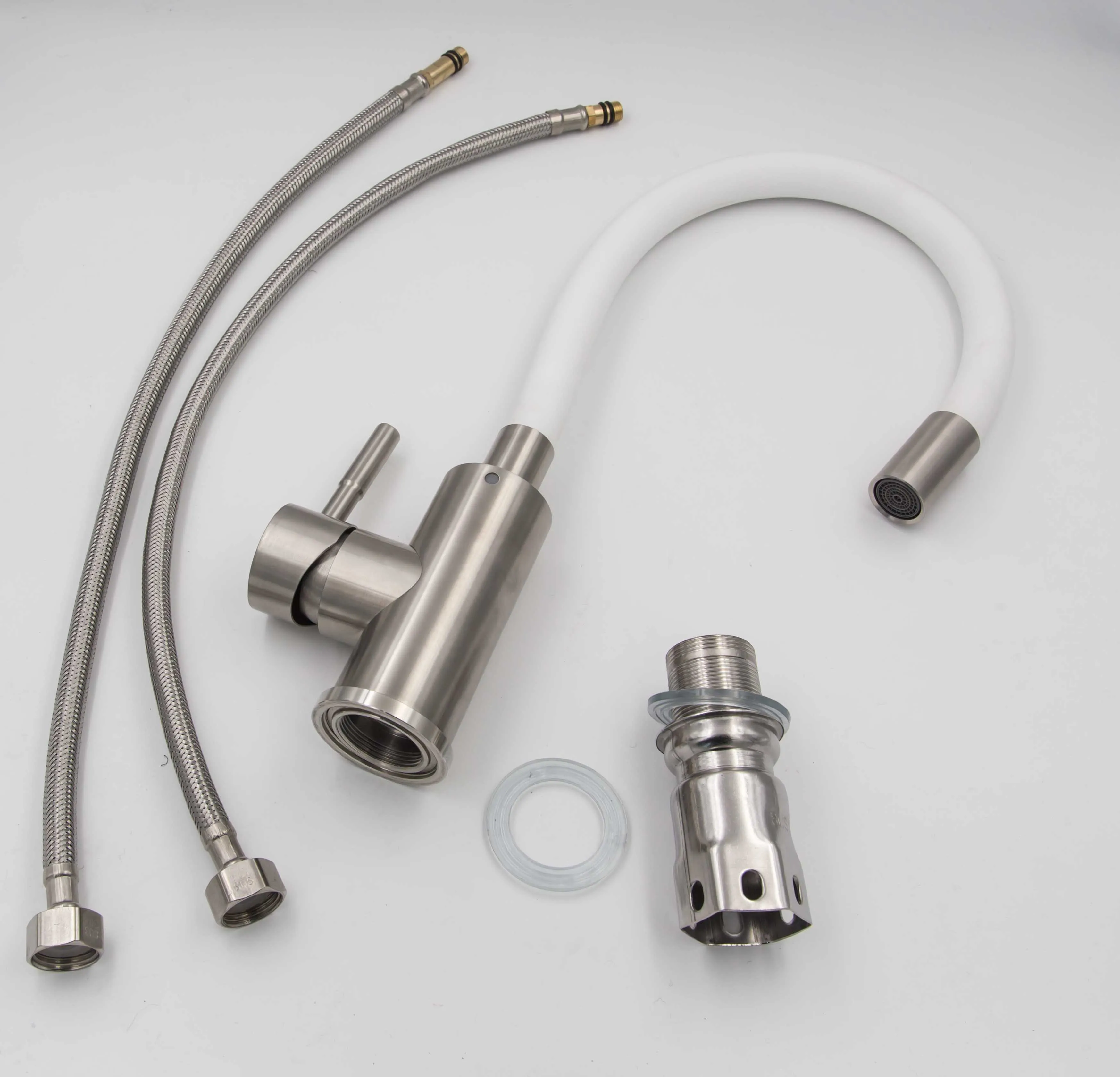 
Well Design 304 Stainless Steel Kitchen Sink Faucet 360 Degree Rotation Flexible Faucets Mixers Taps 