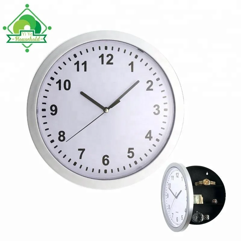 Скрытая стена, секретные ювелирные украшения, денежные деньги, безопасные часы, настенные часы со скрытым безопасным хранилищем