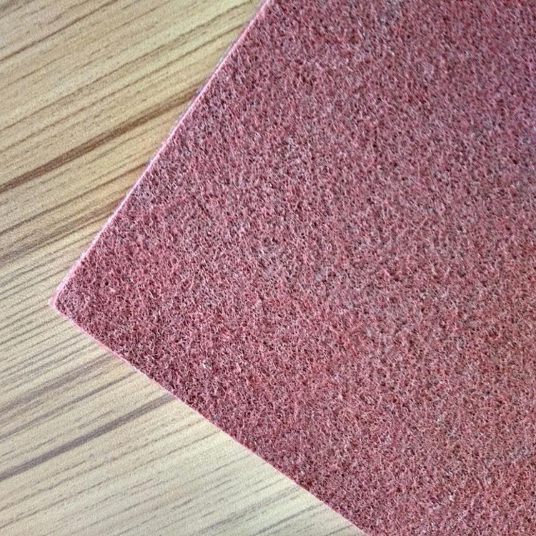 High Quality Needle Punched Non Woven Red Carpets With Film