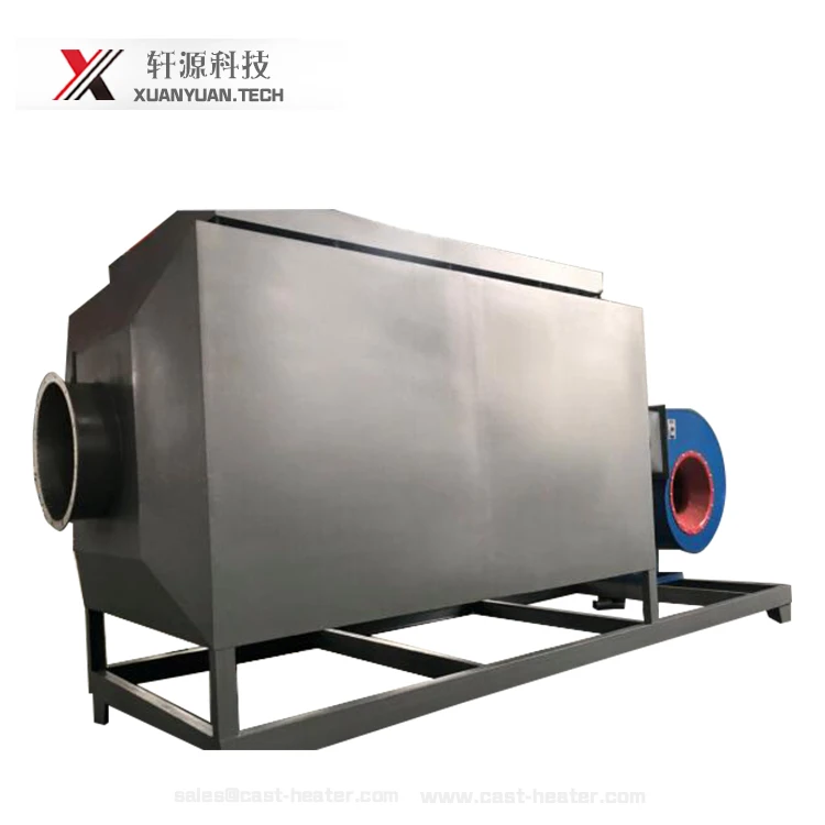 industrial electric gas hot air duct heater