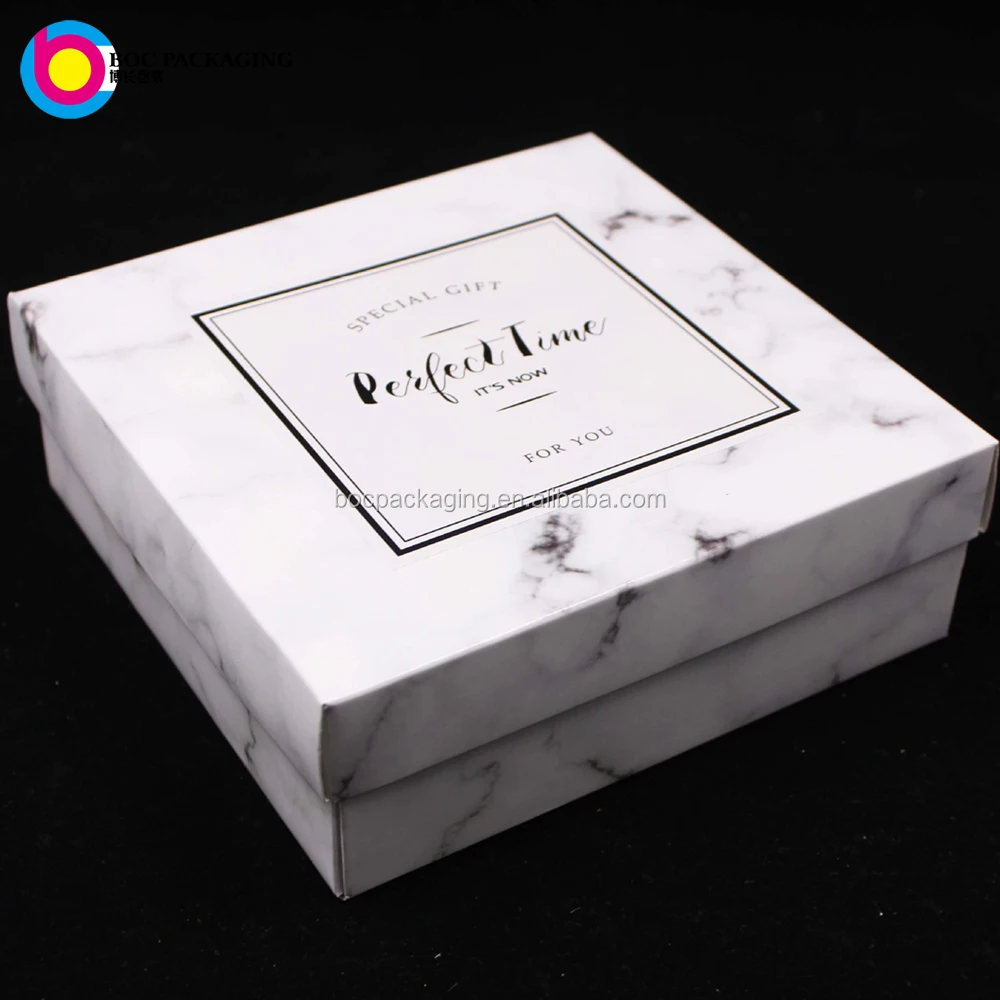 LOW MOQ NO MINIMUM custom made marble gift box