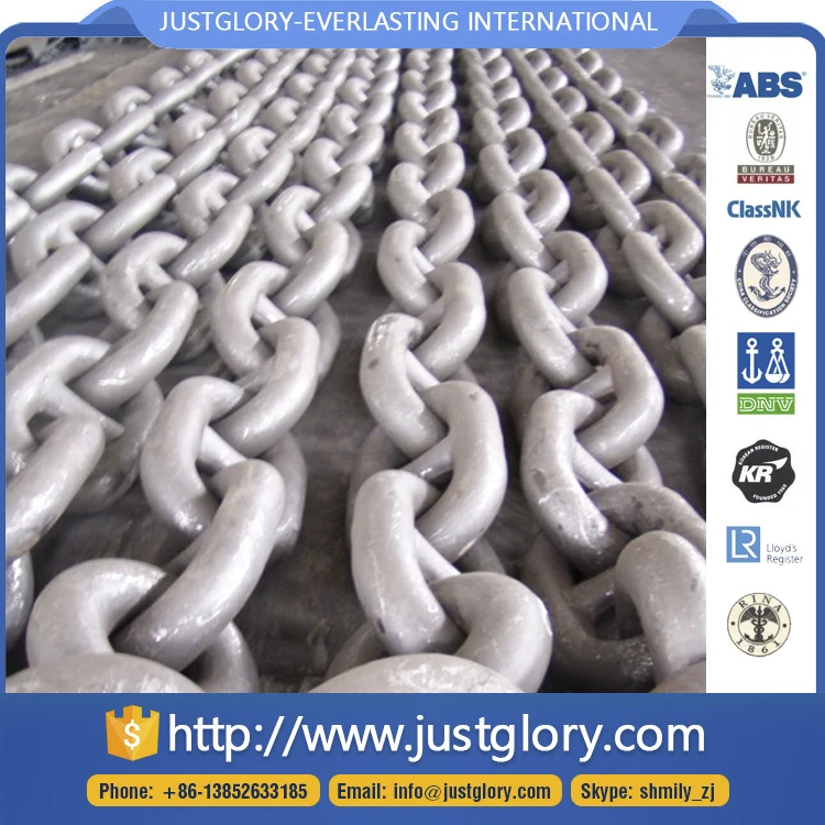 
ISO1704 Grade U2 U3 Stud Link Marine Ship Anchor Chain for Marine Ship 