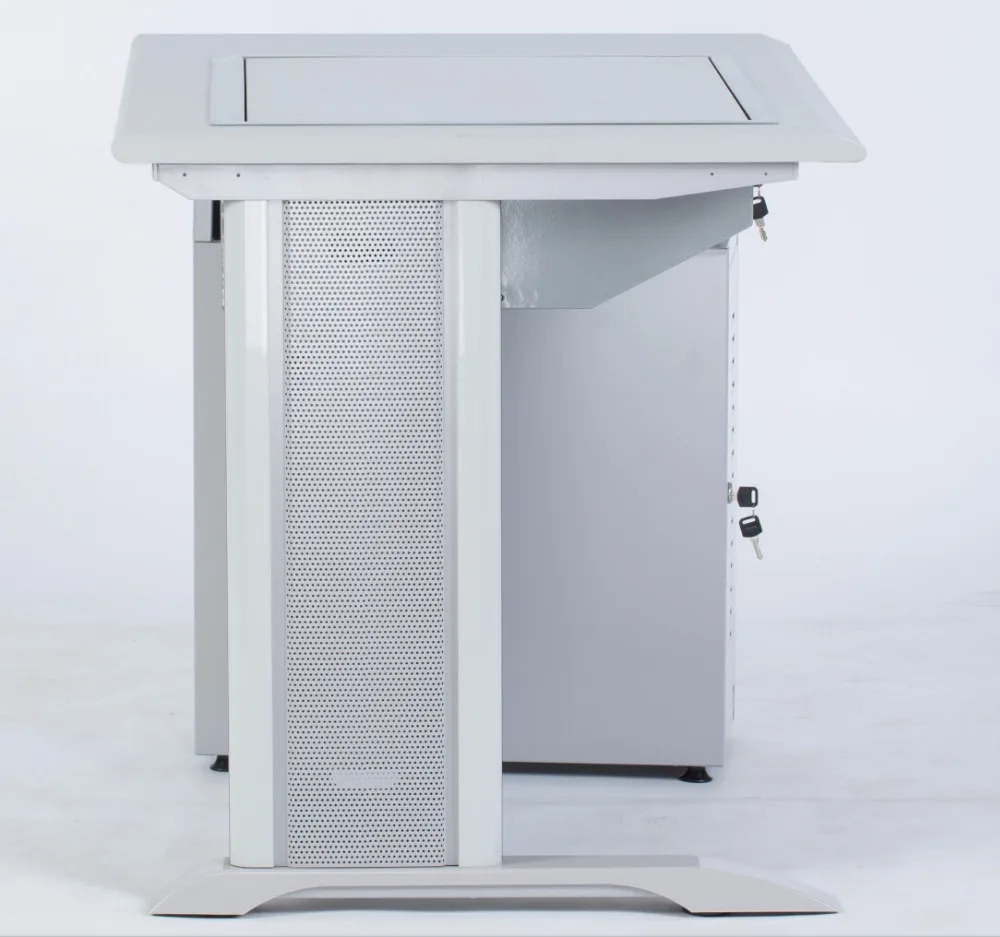 Computer Desk with Lockable Flip-up LCD holder and CPU holder