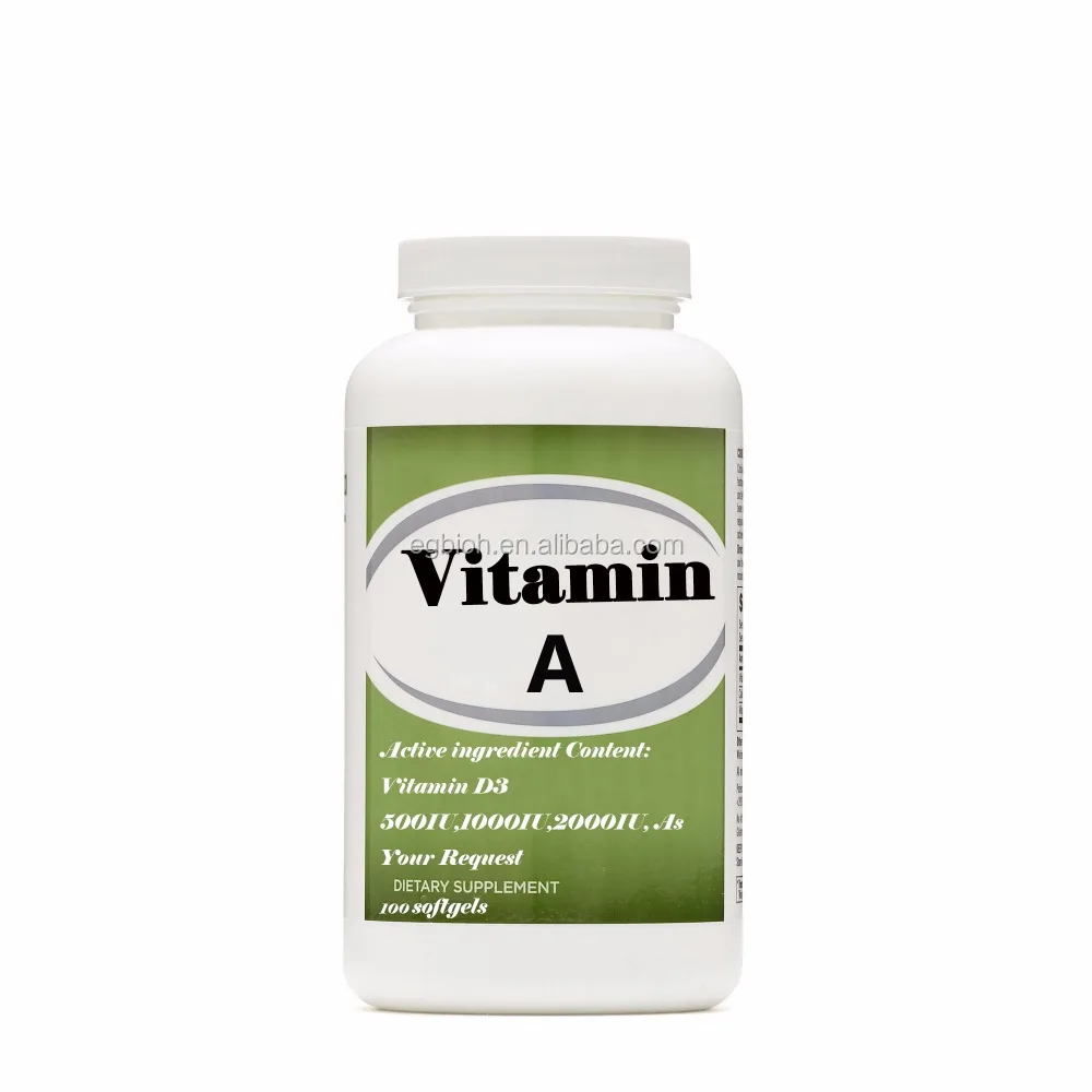 Wholesale Vitamin A Softgel 10000IU For Eyesight Vitamin A Capsule