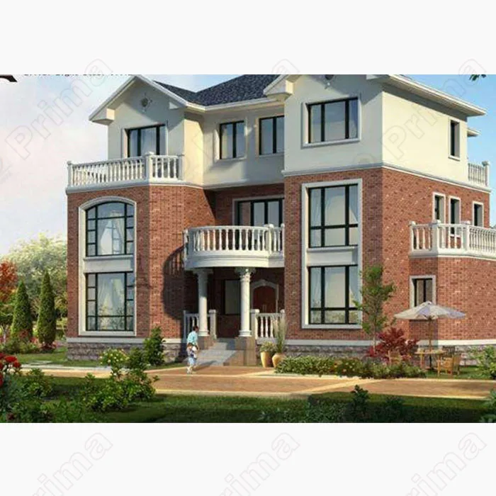 China Mill Hot Sale Prefabricated Luxury Light Steel Prefab Villa