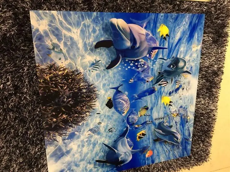 Bathroom Tile Polish Decorative Tile and Stone for Sale Modern Beautiful Concepts Factory Supply 3D Design Newest 3D Floor Art