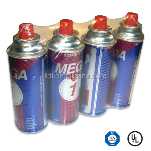 portable butane gas cartridge for camping 220g