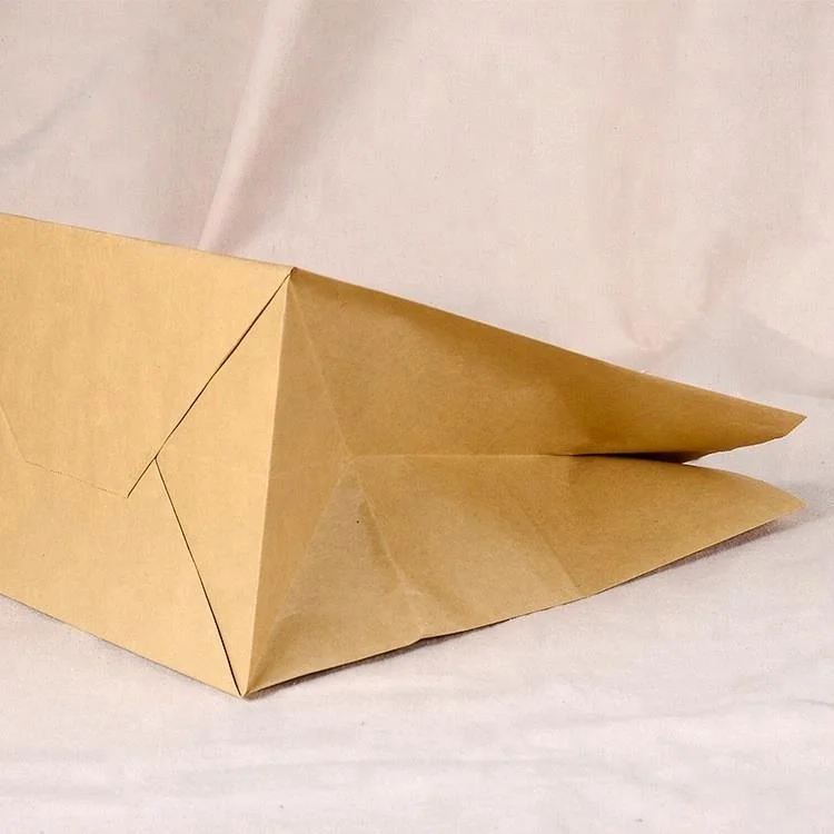 Custom printing fast food takeaway kraft paper bags