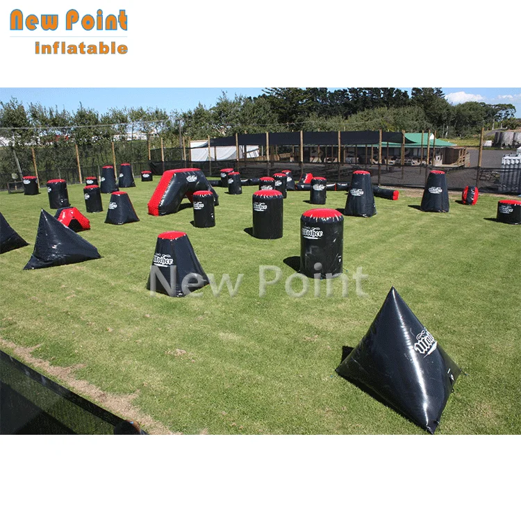 Guangzhou inflatable bunker area paintball inflatable field for adult