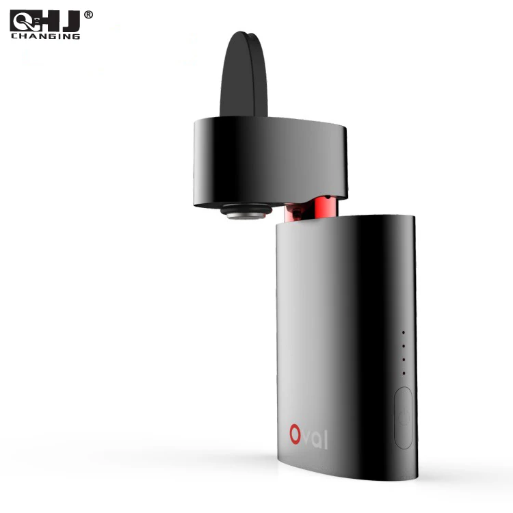 
New Products Kingtons Oval Wax Vape Box Mod Kit 1600mah Lithium Battery Dry Herb Vaporizer 