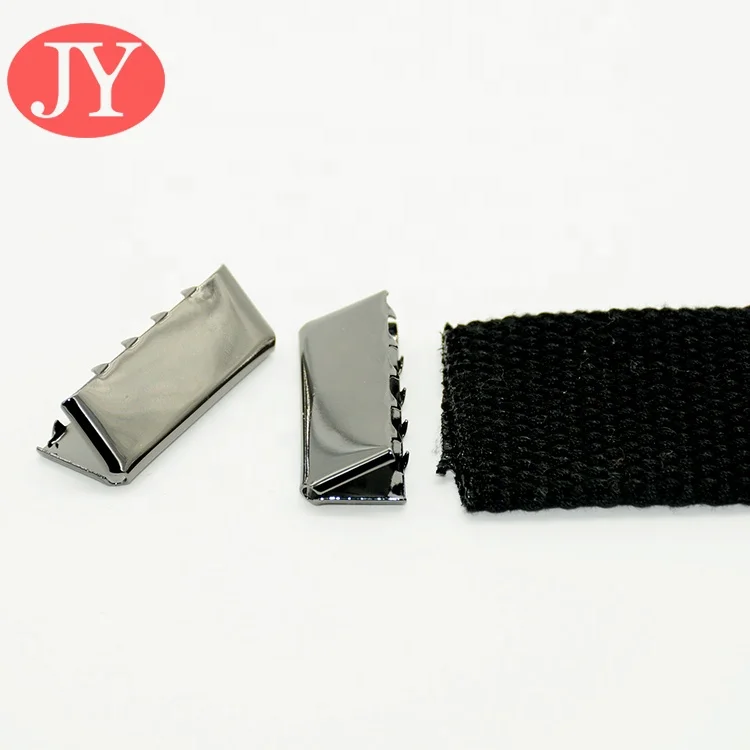 Factory price 15mm small size copper metal belt end tips